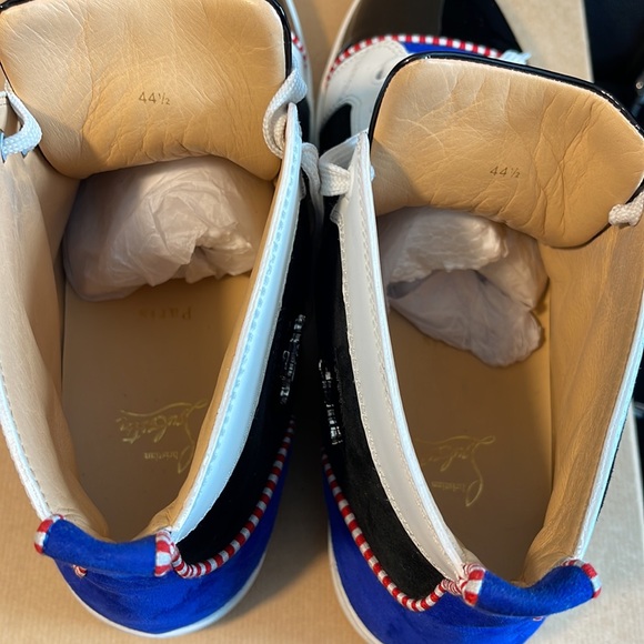 ✨HOST PICK✨ Men’s Navy Louis Flat High Tops - Picture 12 of 16